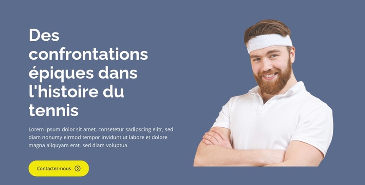 À la poursuite du cliché parfait Modèle de site Web