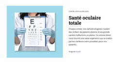 Amorcer Le HTML Pour Santé Oculaire Totale