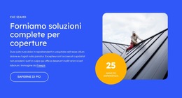 Soluzione Completa Per Coperture - Modello Di Sito Web Professionale