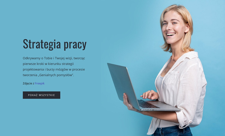 Strategia biznesowa pracy Motyw WordPress