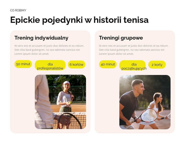 Rywalizacja, która inspiruje Szablon CSS