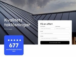 Vi Tillhandahåller Taklösningar