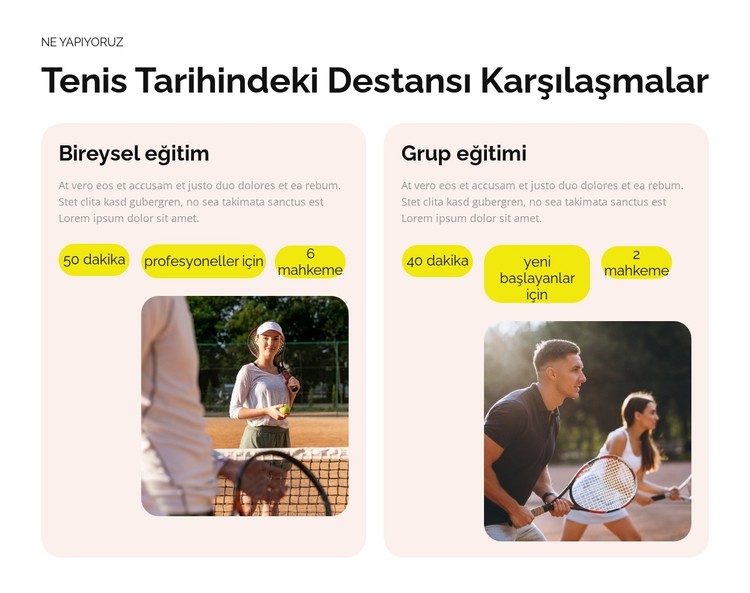 İlham Veren Rekabetler CSS Şablonu