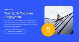 Komple Çatı Çözümü - Yaratıcı, Çok Amaçlı Web Sitesi Modeli