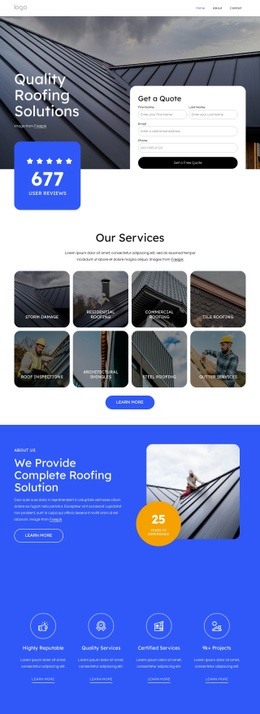 Free HTML Website Builder For Kvalitní Řešení Střešních Krytin