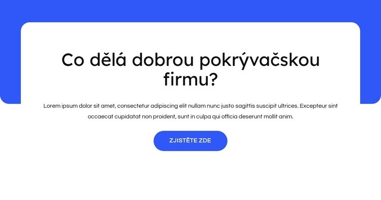 Komerční zastřešení, plechové střechy Šablona