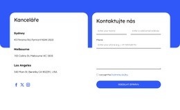 Varianty Motivu Bootstrap Pro Kontaktní Formulář A Kanceláře