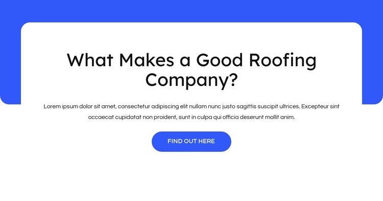 Commercial roofing, metal roofs CSS Template