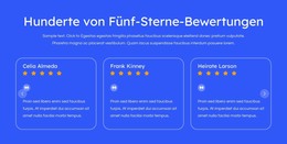 Fünf-Sterne-Bewertungen