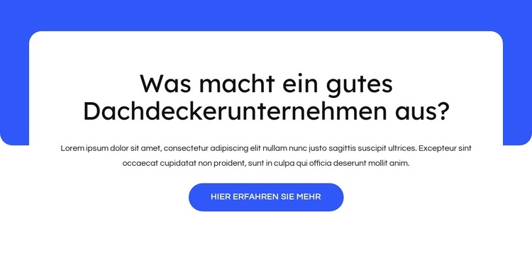 Gewerbedächer, Metalldächer Website-Vorlage