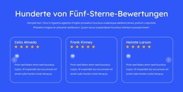 Fünf-Sterne-Bewertungen – WordPress-Theme