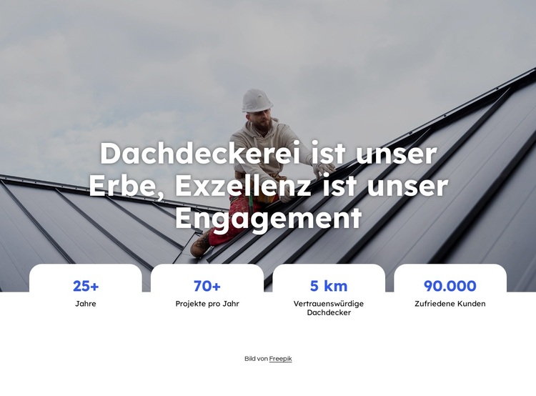 Dachreparaturen Firma WordPress-Theme