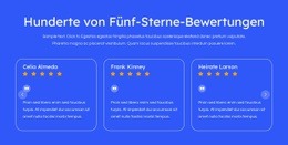 Fünf-Sterne-Bewertungen