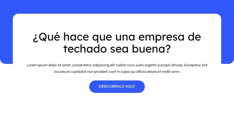 Techado comercial, techos de metal Plantilla CSS