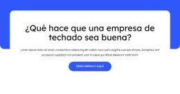 Techado Comercial, Techos De Metal - Plantilla HTML5 De Funcionalidad