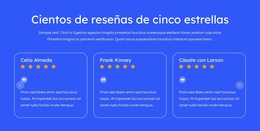 Reseñas De Cinco Estrellas - Tema CSS Gratuito