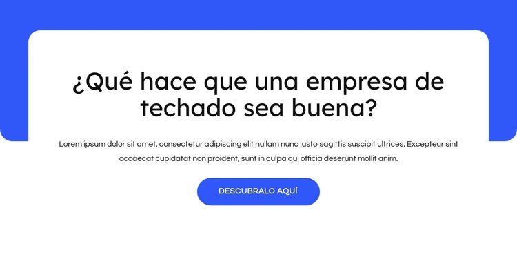 Techado comercial, techos de metal Plantilla de sitio web
