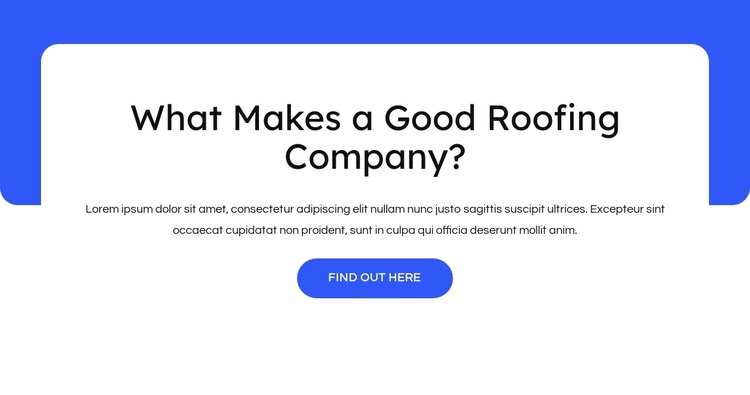 Commercial roofing, metal roofs HTML Template