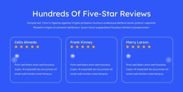 Five-Stars Reviews - Ultimate HTML5 Template