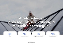 Webhelysablon Ehhez: Tetőjavító Cég