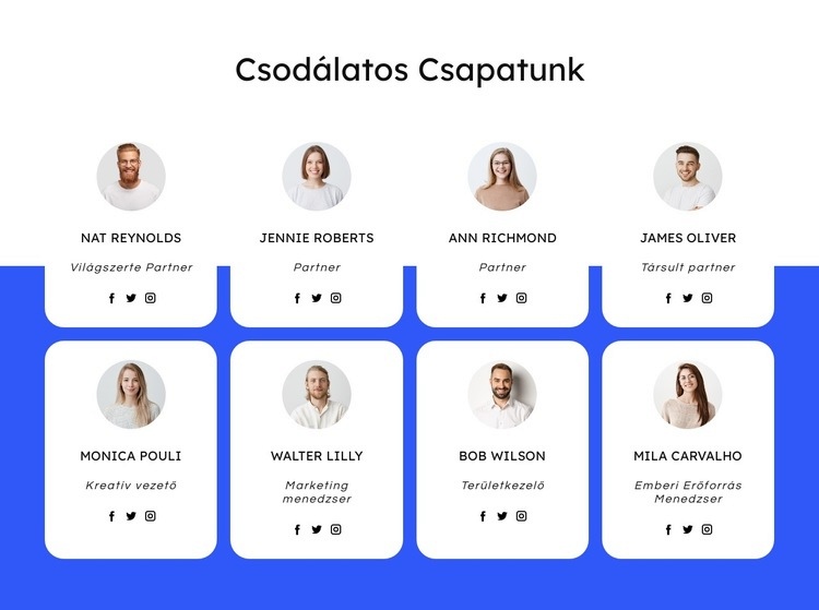 Tetőfedő cég csapata HTML Sablon