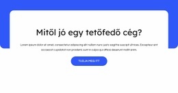 Weboldal Inspiráció Kereskedelmi Tetőfedés, Fémtetők Számára