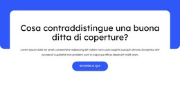 Coperture Commerciali, Coperture Metalliche - Modello HTML E CSS