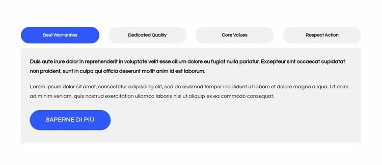 Vantaggi dell'azienda di coperture Modello HTML5