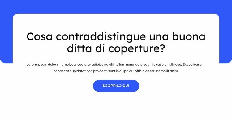 Coperture commerciali, coperture metalliche Modello HTML5