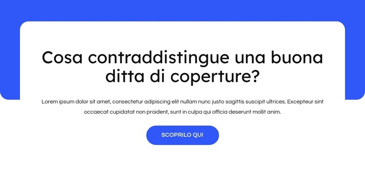 Coperture commerciali, coperture metalliche Modello di sito Web