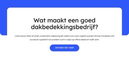 Commerciële Dakbedekking, Metalen Daken - HTML- En CSS-Sjabloon