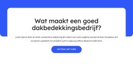 Commerciële Dakbedekking, Metalen Daken - Websitesjablonen