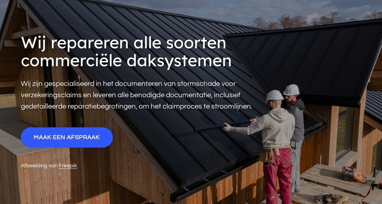 Dakreparaties WordPress-thema