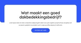 Commerciële Dakbedekking, Metalen Daken - Mockup-Sjabloon Voor Websites