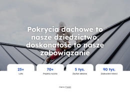 Firma Zajmująca Się Naprawą Dachów - HTML Template Builder