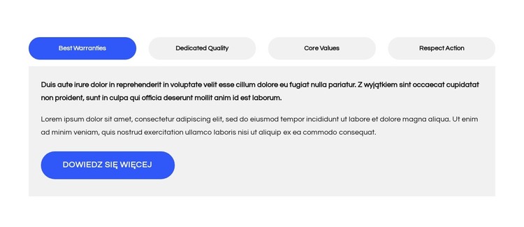Korzyści dla firmy dekarskiej Szablon HTML