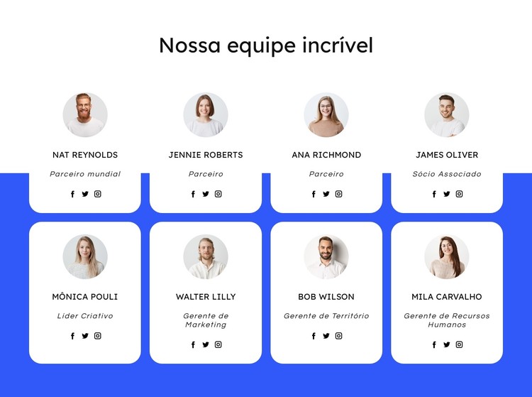 Equipe da empresa de coberturas Template CSS