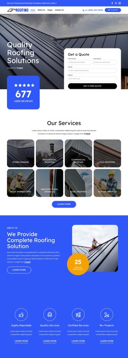 Free Static Site Generator For Quality Roofing Solutions