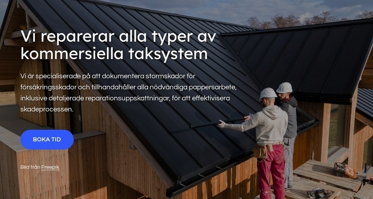 Takreparationer HTML-mall