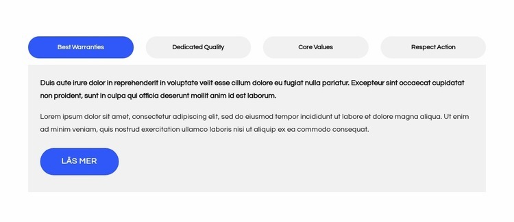 Takföretagsfördelar Mall