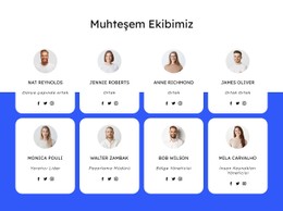 Çatı Kaplama Şirketi Ekibi CSS Şablonu