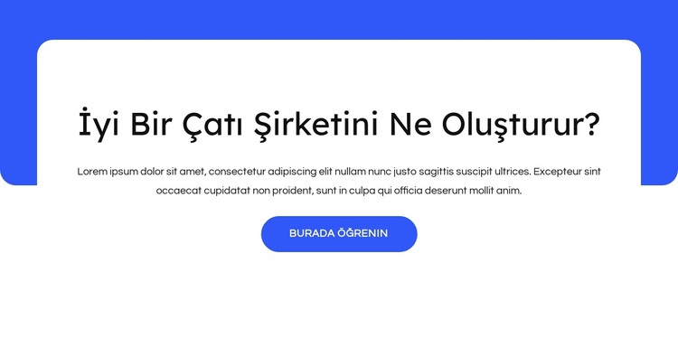 Ticari çatılar, metal çatılar WordPress Teması