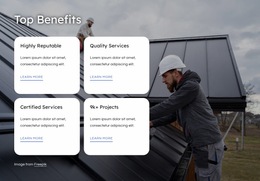 Website Maker For Benefits Of Working With Roofing Company