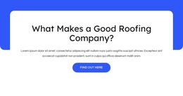 Commercial Roofing, Metal Roofs - Free Download WordPress Theme