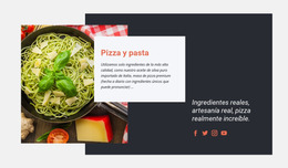 Pasta Fresca Artesanal - Plantilla Joomla Profesional