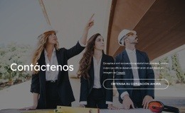 Bloque De Contacto Para Empresa Constructora - Responsive HTML Website Designer