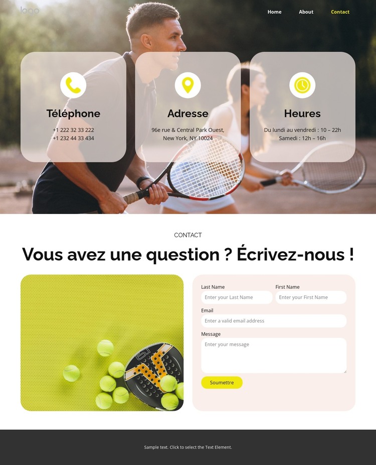 Possibilités de développement des compétences Modèle HTML