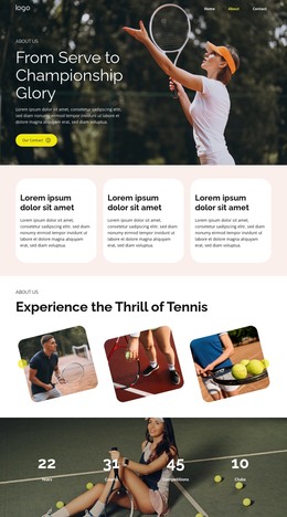 Landing Page For Improved Physical Fitness