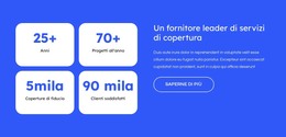 Un Fornitore Leader Di Servizi Di Copertura - Modello HTML E CSS