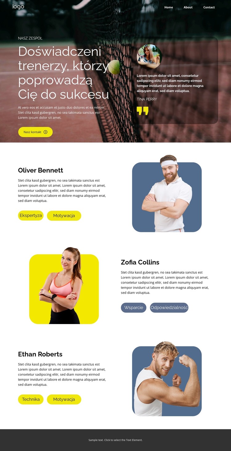 Social Connection Benefits Szablon HTML